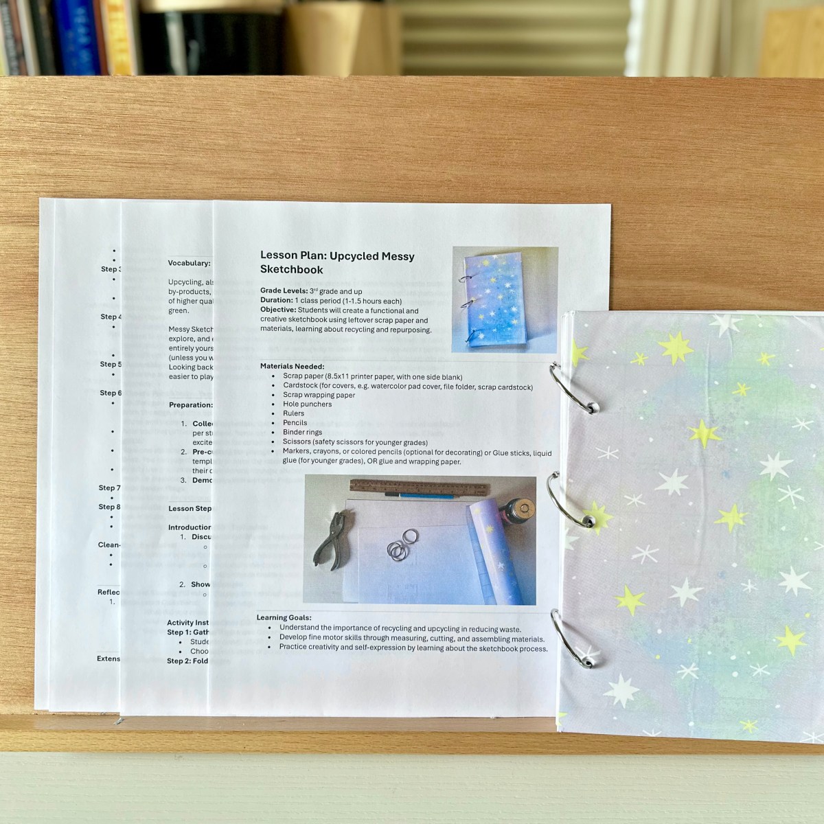 Upcycled Messy Sketchbook&nbsp;Project