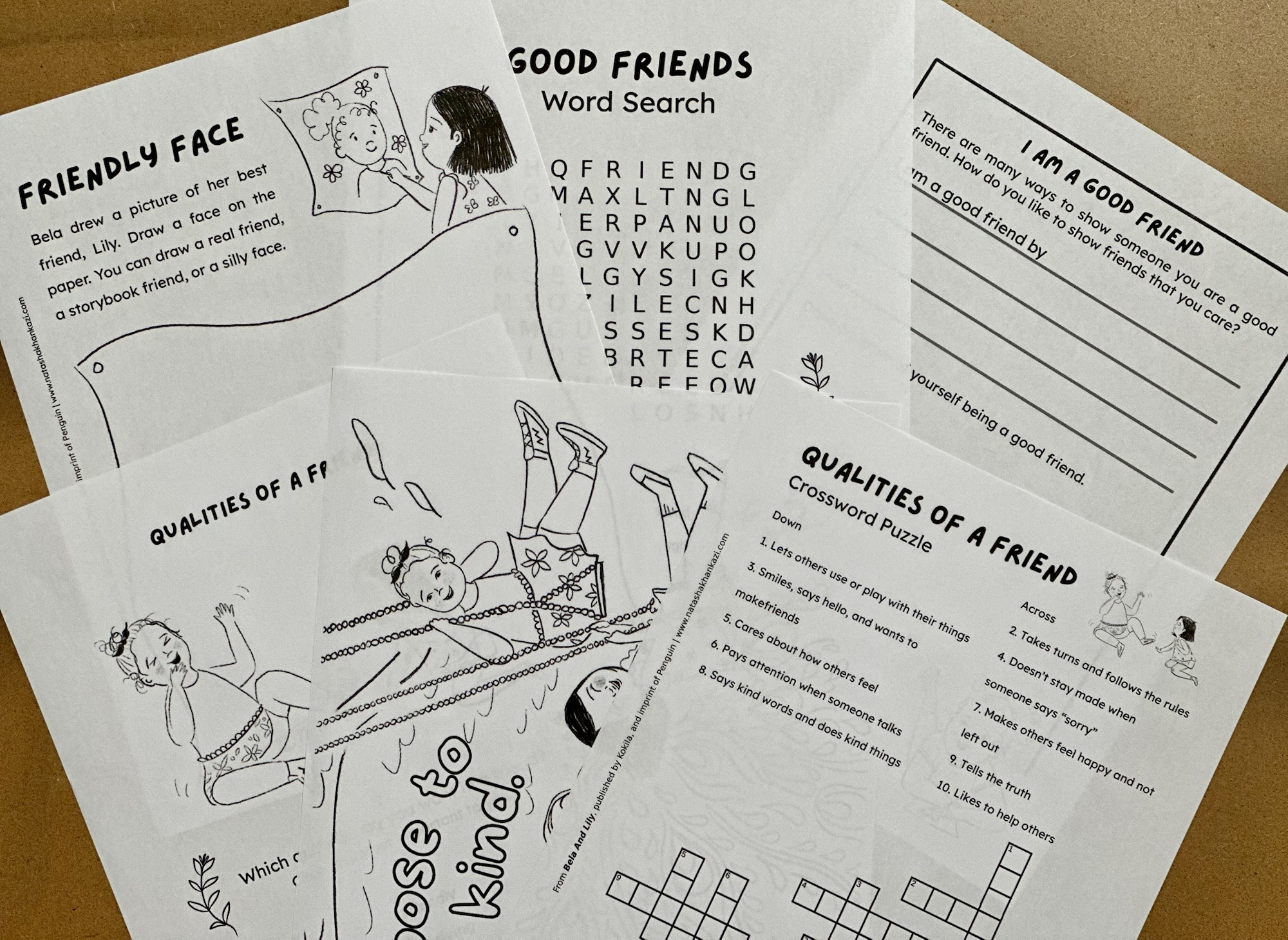 Download Free Bela And Lily Activity Pack