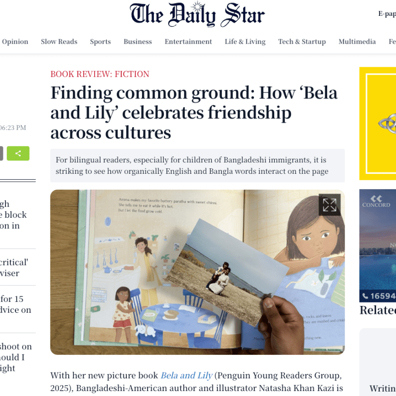 Sharing Identity and Books in The Daily&nbsp;Star